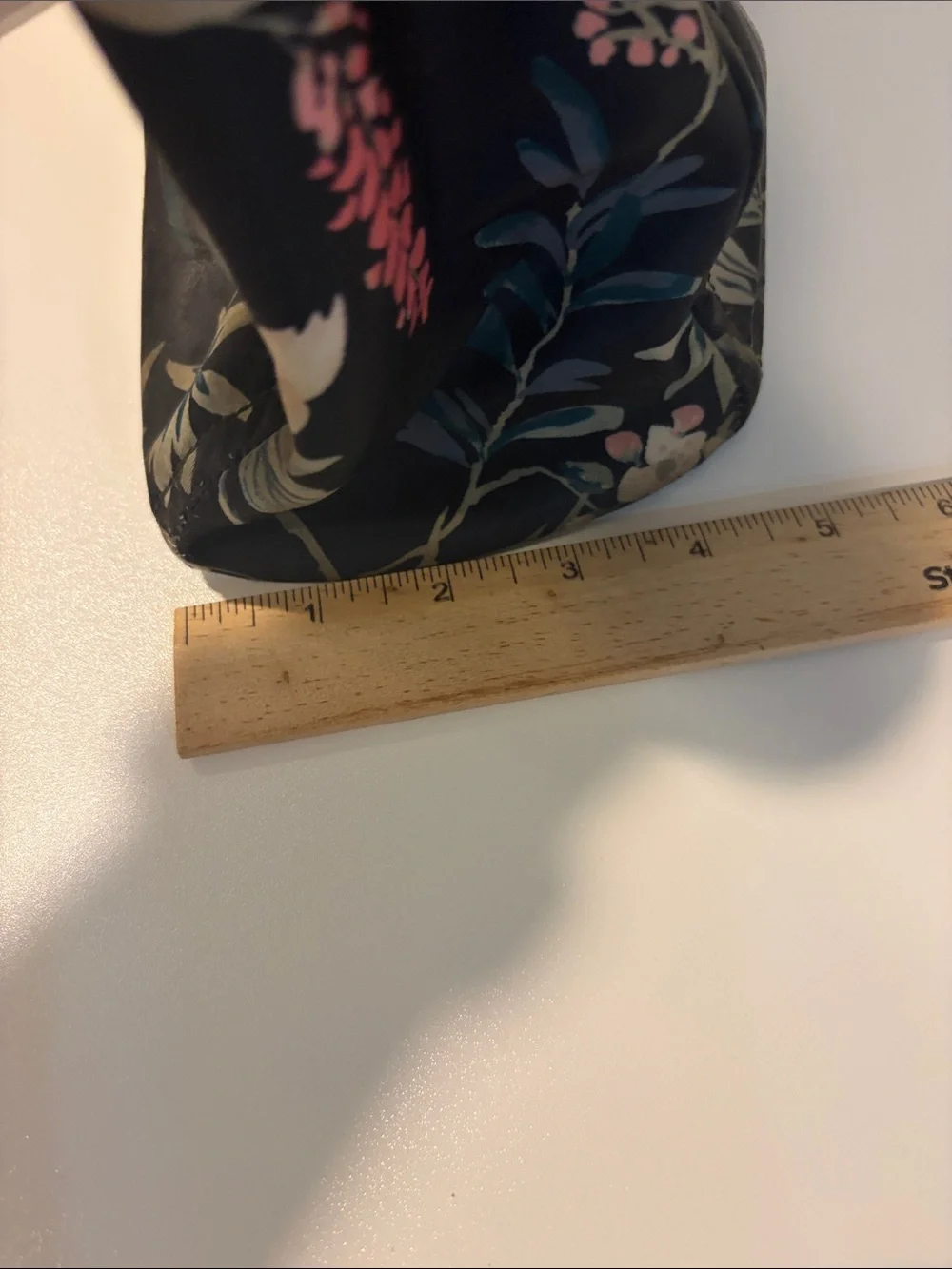 kate spade Wilson botanical satchel black floral print